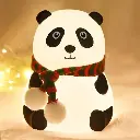 Silicone Panda Touch LED Lamp Night Light For Kids Panda Lover Gifts For Teen Girls Boys (Pack of 1)